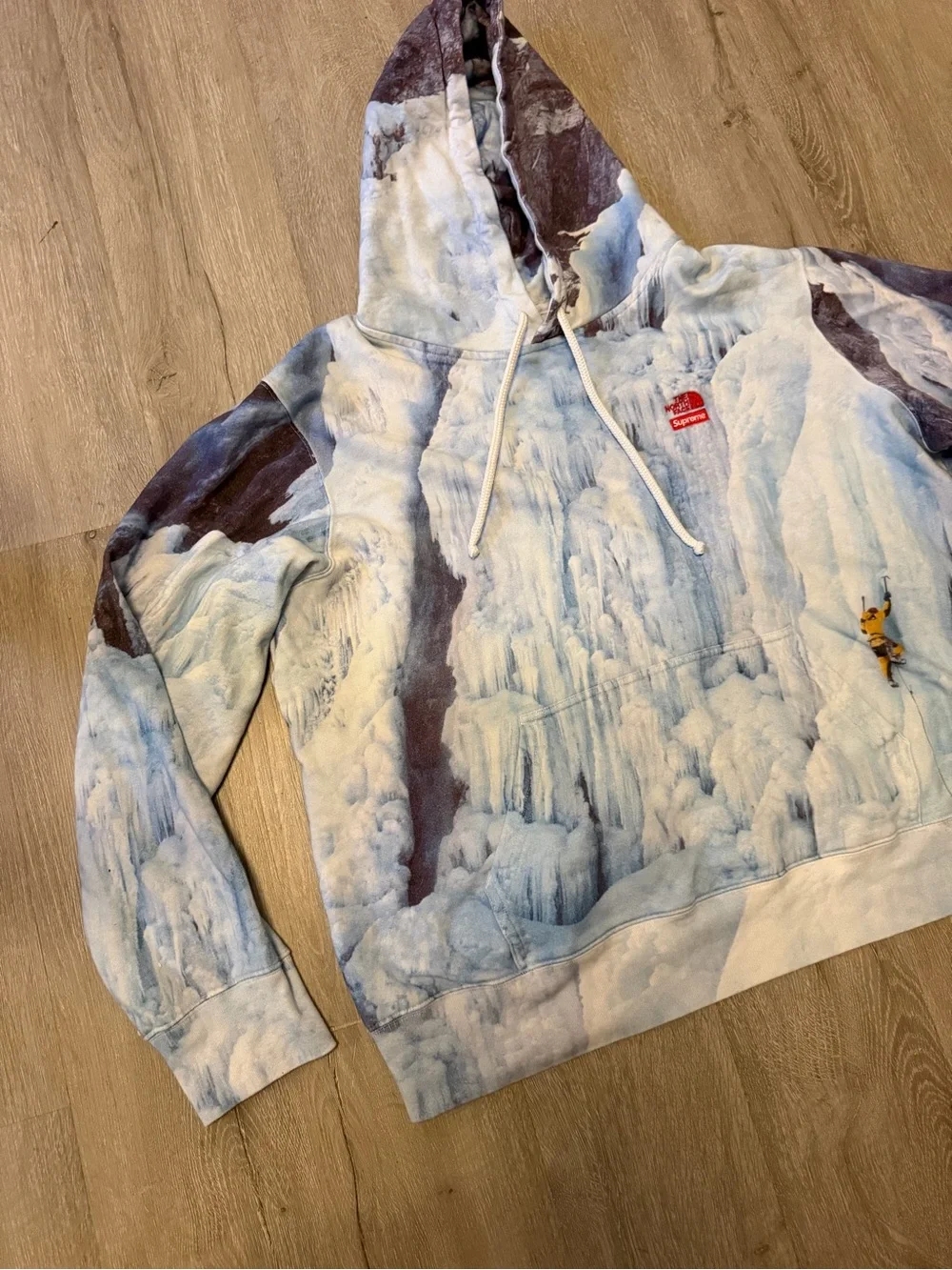 Supreme The North Face Ice Climb Hooded Sweatshirt Multicolor Sz Large